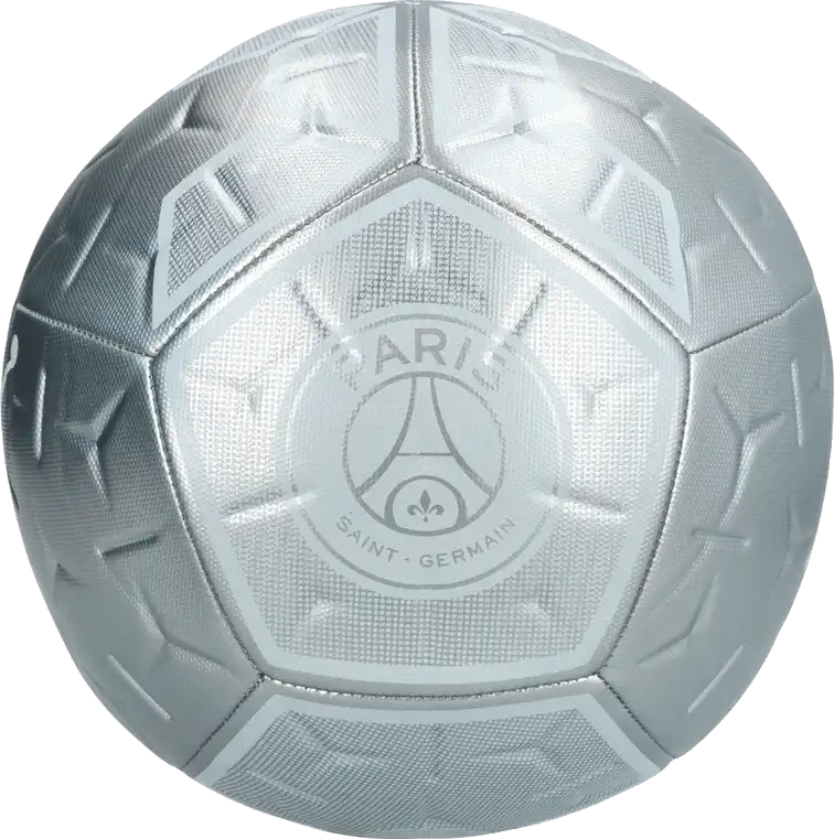 Fotbalový míč Nike PSG x Jordan 25/26 Academy velikost 5 stříbrný