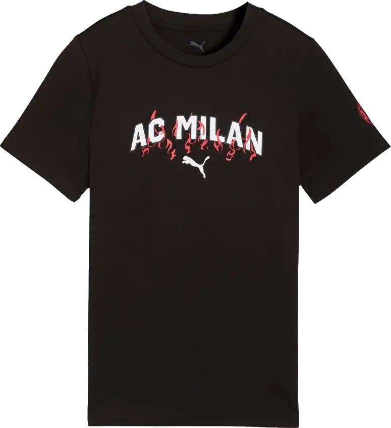 Dětské tričko Puma AC Milan 25/26 FtblCulture Tee černé
