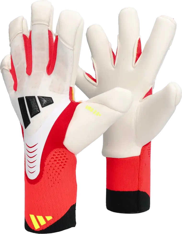 Pánské brankářské rukavice Adidas Predator Pro Hybrid bílo-červené