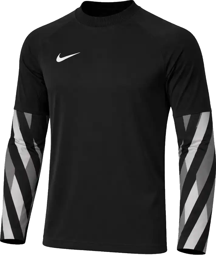 Dětský brankářský dres s dlouhým rukávem Nike Dri-FIT V černý