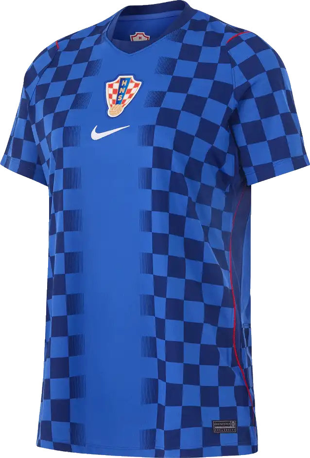 Dámský venkovní fotbalový dres Nike Chorvatsko 2026 modrý