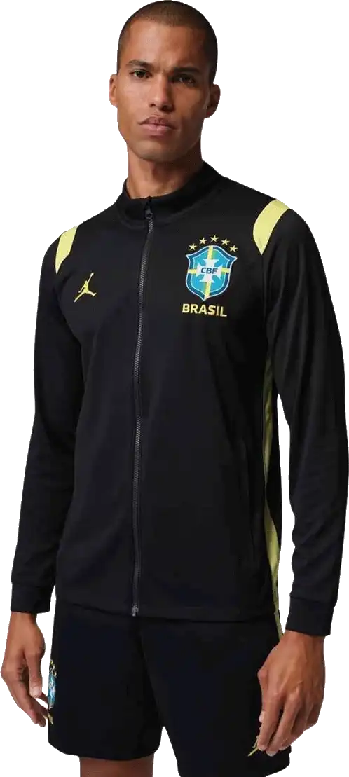 Pánská sportovní bunda Nike Brazílie x Jordan 2026 Academy Pro černá