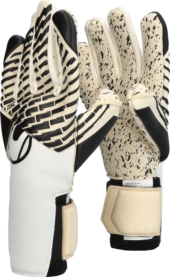Pánské brankářské rukavice Uhlsport Fangmaschine Supergrip+ HN bílé