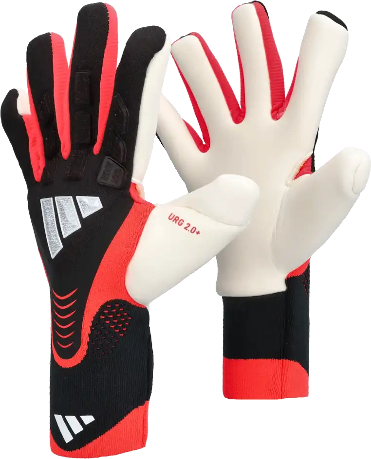 Pánské brankářské rukavice Adidas Predator Pro černo-červené