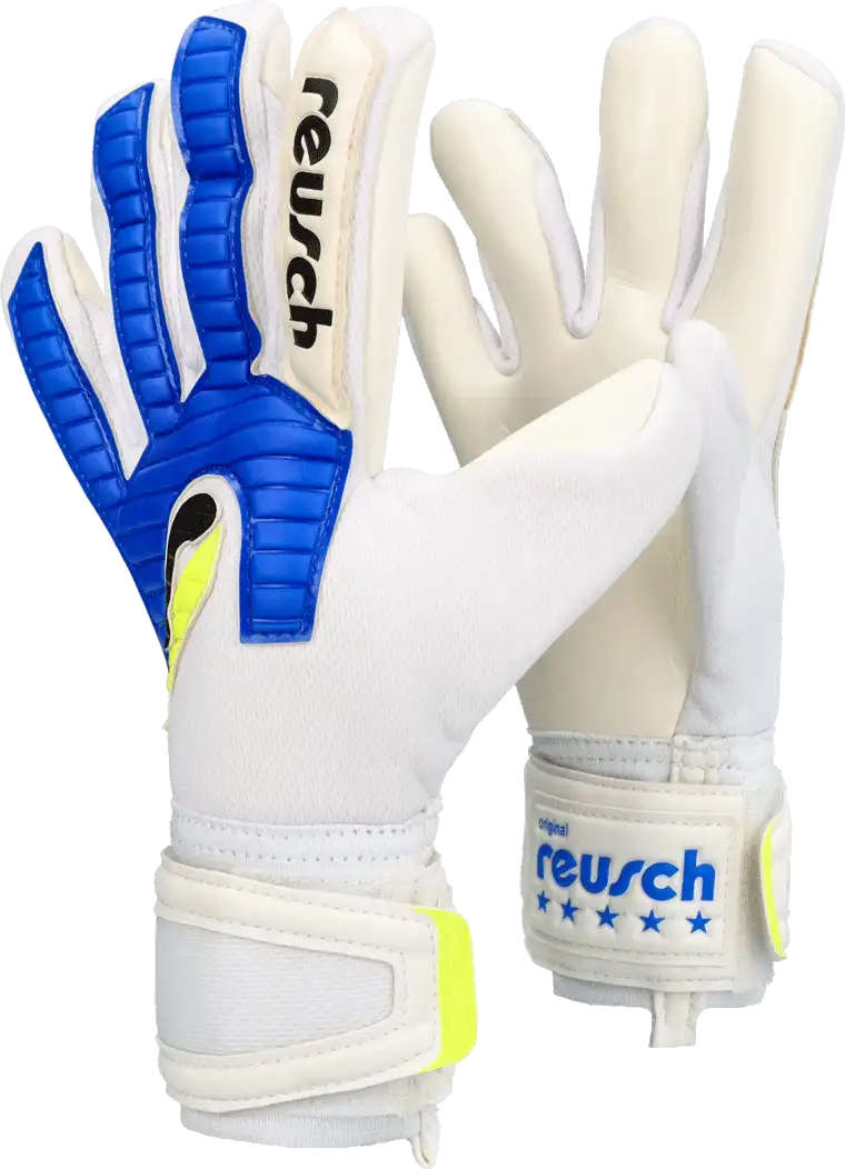 Pánské brankářské rukavice Reusch Legacy '86 Advance bílo-modré