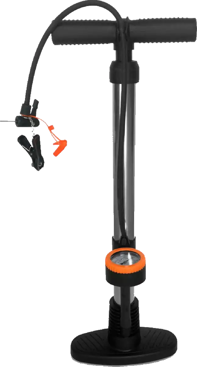 Ruční pumpička Yakimasport s manometrem 60 cm černá