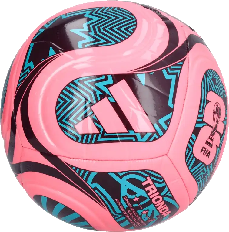 Fotbalový míč Adidas Trionda World Cup 2026 Club velikost 4 růžový