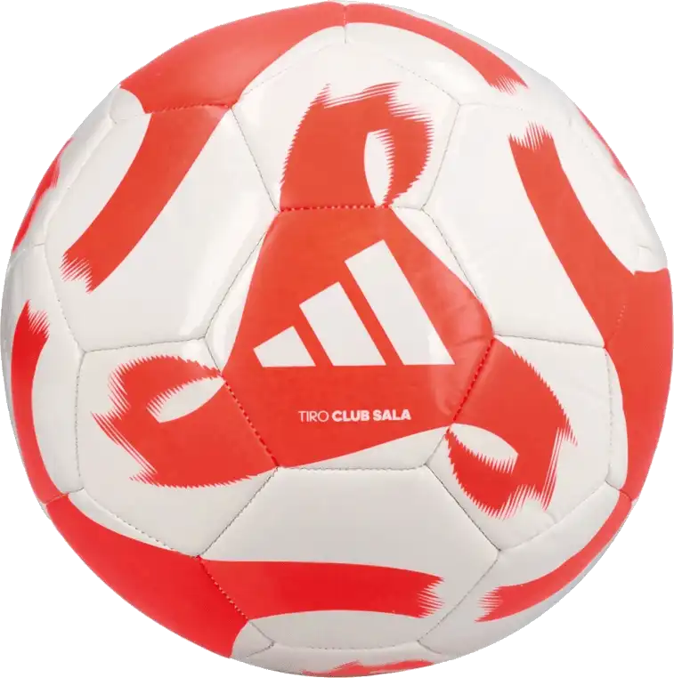 Futsalový míč Adidas Tiro Club Sala velikost 4 bílo-oranžový