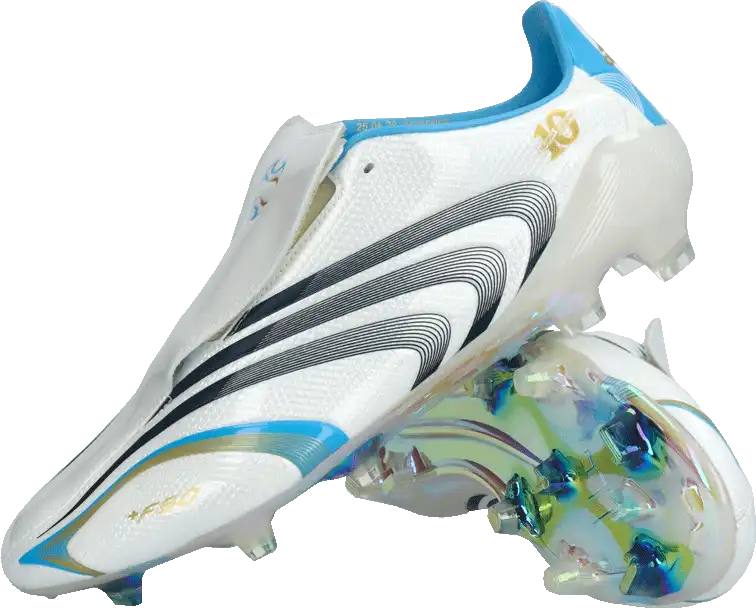 Pánské limitované kopačky lisovky Adidas F50 Elite Messi Tunit FG bílé
