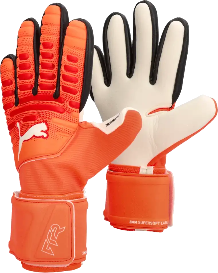 Pánské brankářské rukavice Puma Future Match NC oranžové2