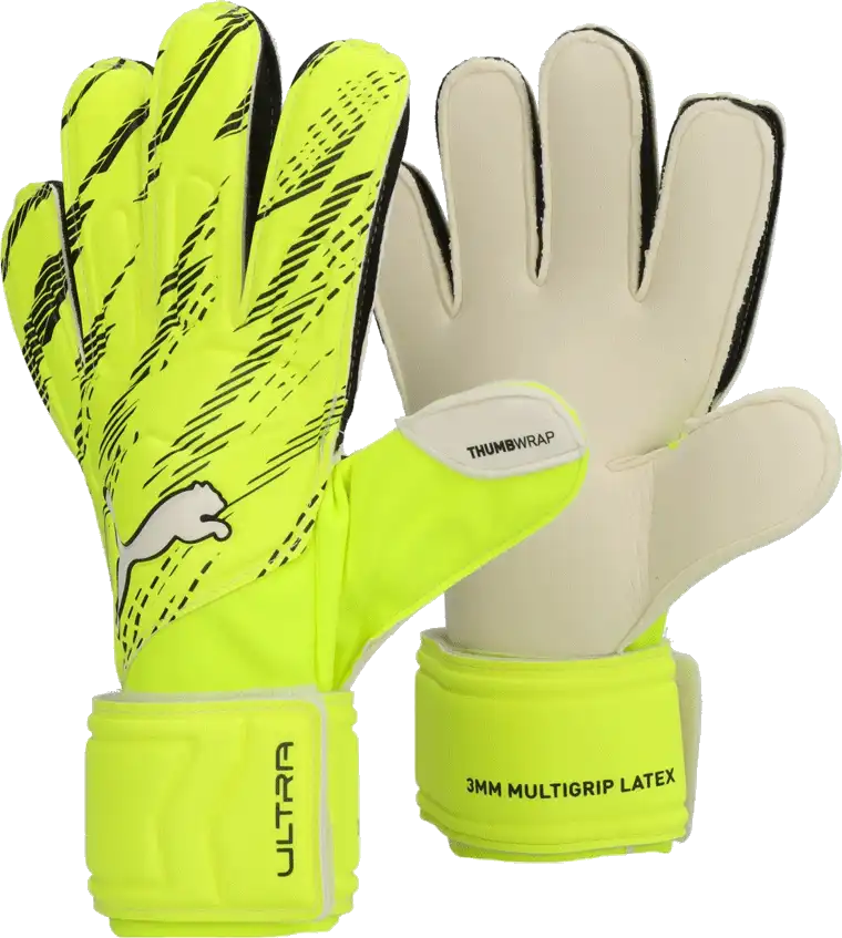 Pánské brankářské rukavice Puma Ultra Match RC limetka