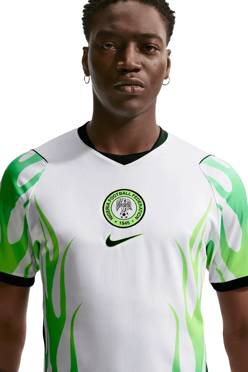 Pánský venkovní fotbalový dres Nike Nigérie 2026 bílý