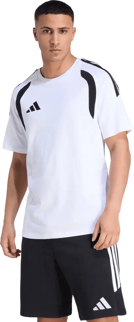 Pánské fotbalové tričko Adidas Tiro 26 Tee bílé