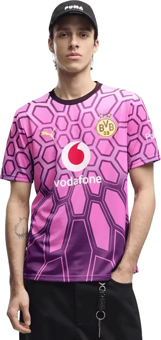 Pánský brankářský fotbalový dres Puma Borussia Dortmund 26/27 fialový
