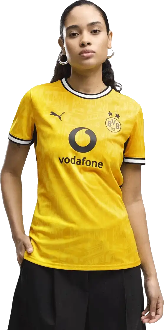 Dámský domácí zápasový dres Puma Borussia Dortmund 26/27 žlutý