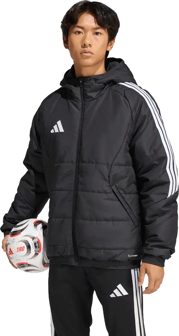 Pánská zimní bunda s kapucí Adidas Tiro 26 Winter černá