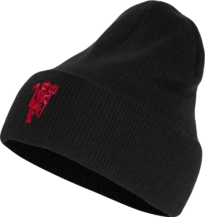 Unisex pletená čepice Adidas Manchester United 26/27 černá