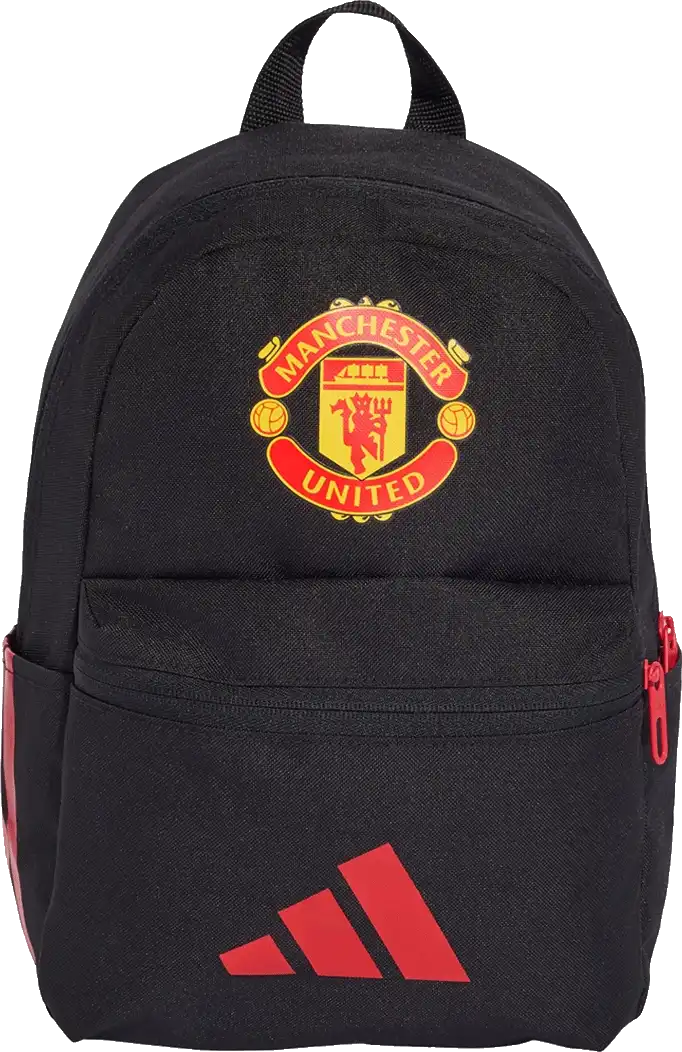 Dětský fotbalový batoh Adidas Manchester United 26/27 černý 11,6 litrů