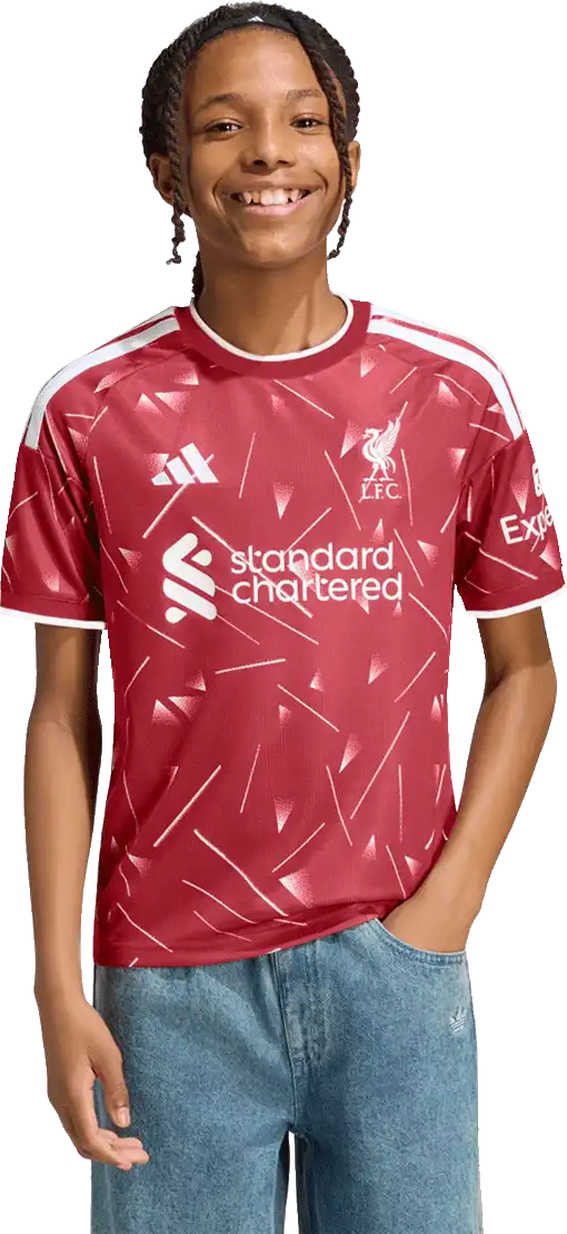 Dětský domácí fotbalový dres Adidas Liverpool FC 26/27 bordó