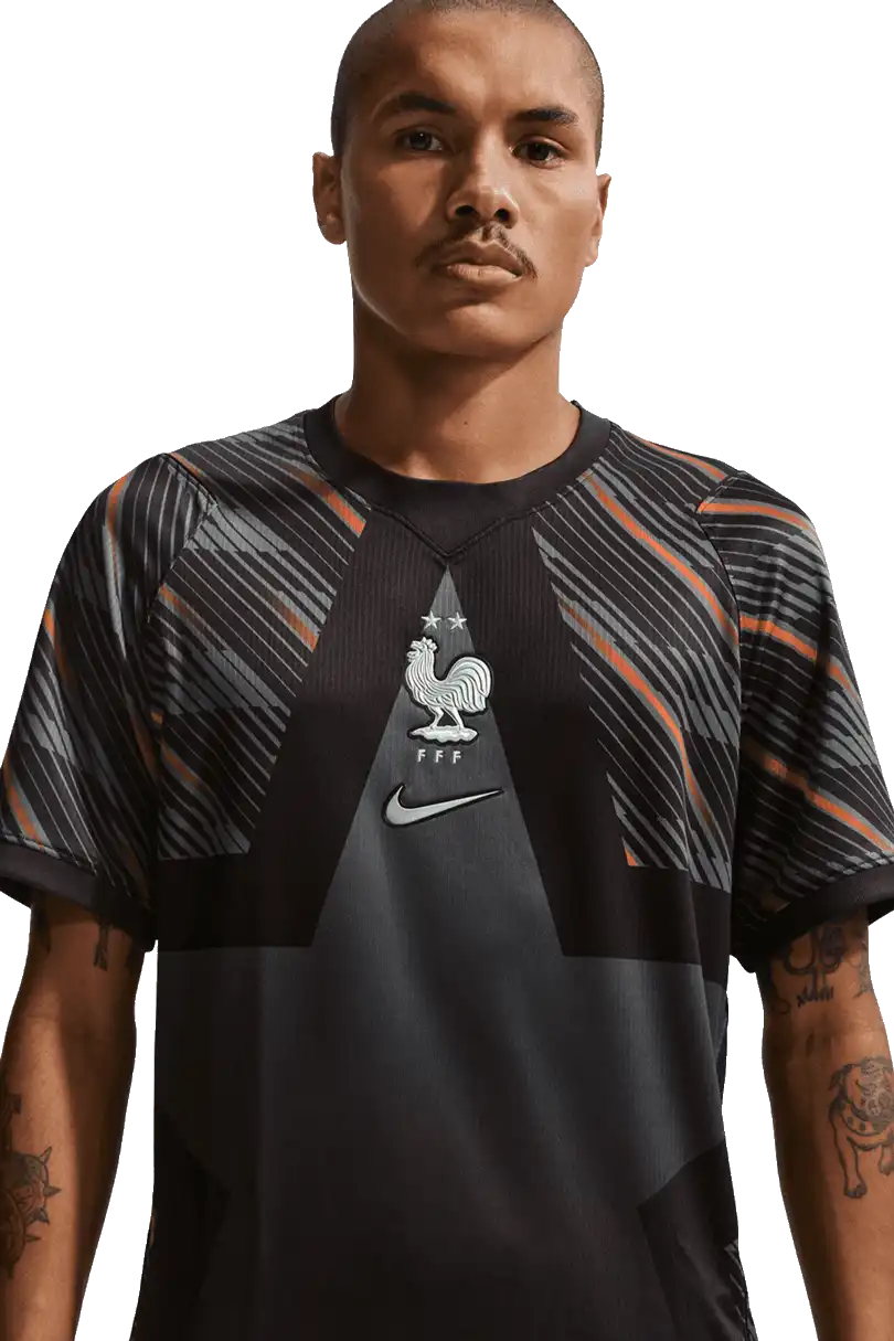 Pánský brankářský fotbalový dres Nike Francie 2026 černý