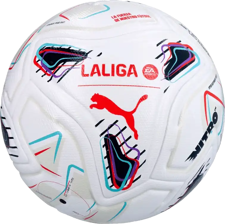 Fotbalový míč Puma Stellar Nitro Ultimate La Liga velikost 5 bílý