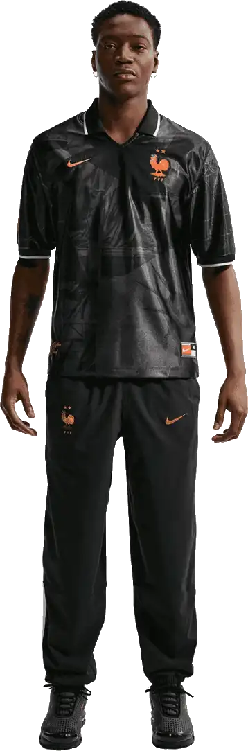 Pánské tréninkové tričko Nike Francie 2026 Energy černé