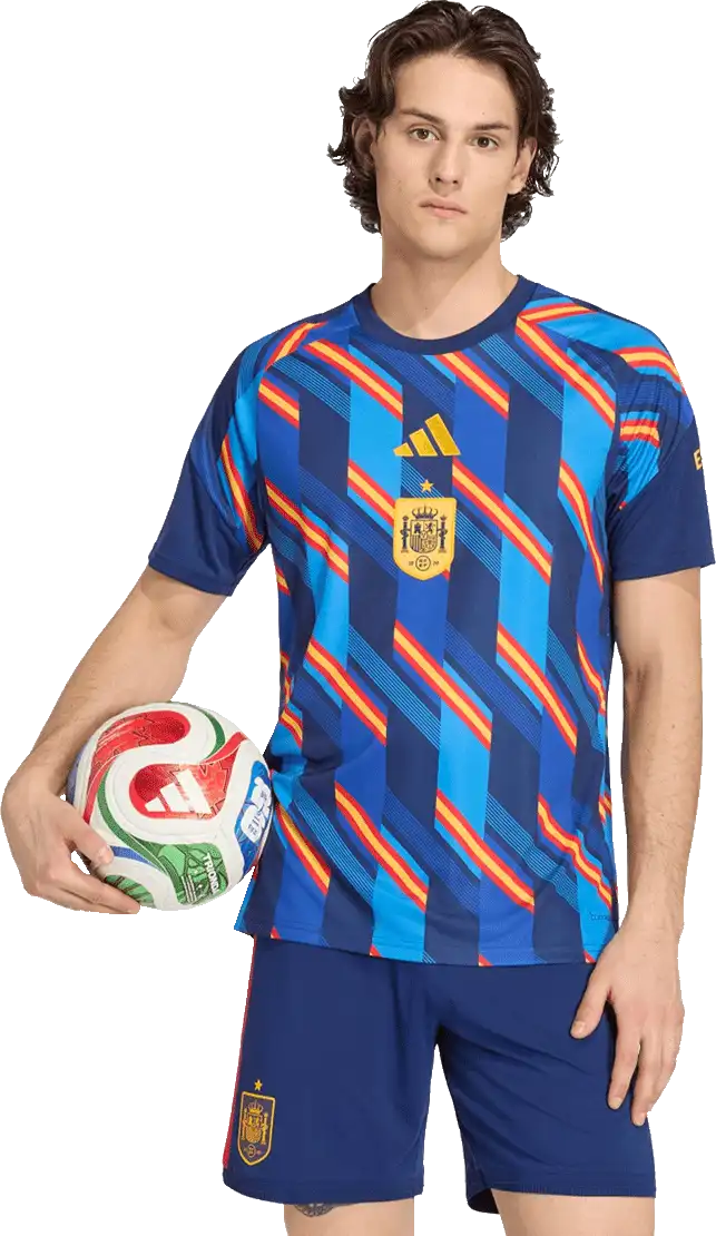 Pánský předzápasový dres Adidas Španělsko 26/27 modrý
