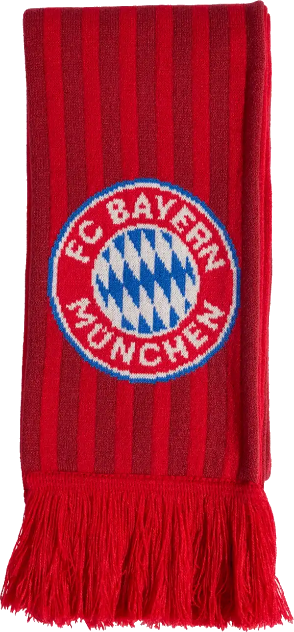 Unisex fotbalová šála Adidas FC Bayern 26/27 Mia san mia červená 134x16