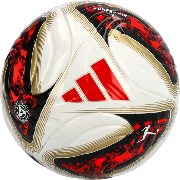 Fotbalový míč Adidas Bundesliga 26/27 Torfabrik velikost 1 Mini bílý