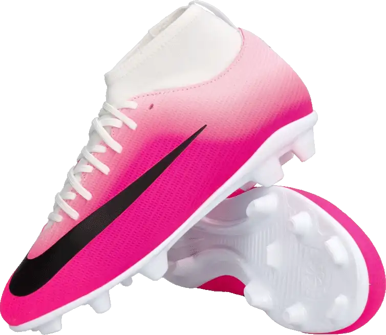 Dětské lisovky Nike Zoom Mercurial Superfly 11 Club FG/MG bílo-růžové2