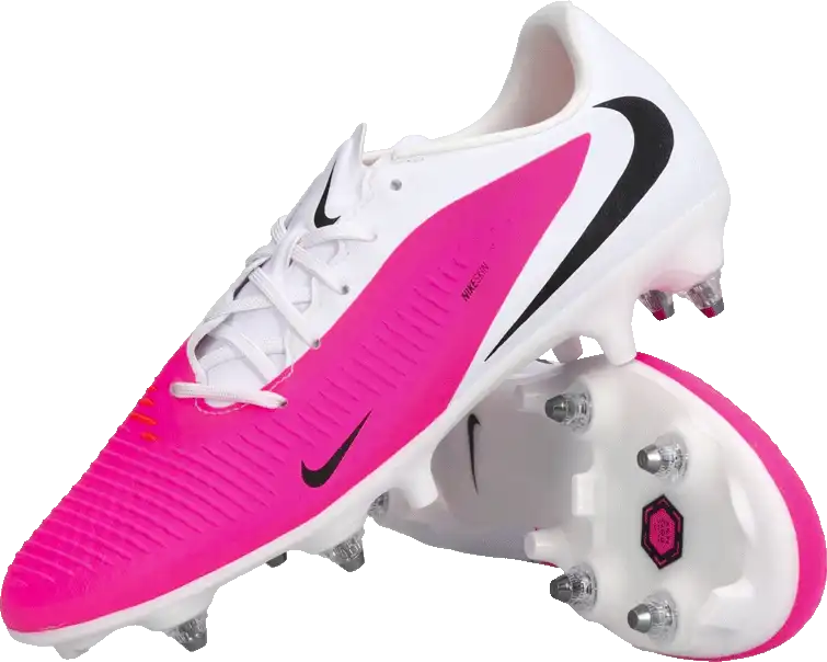 Pánské kolíky Nike Phantom 6 Low Academy SG-PRO bílo-růžové