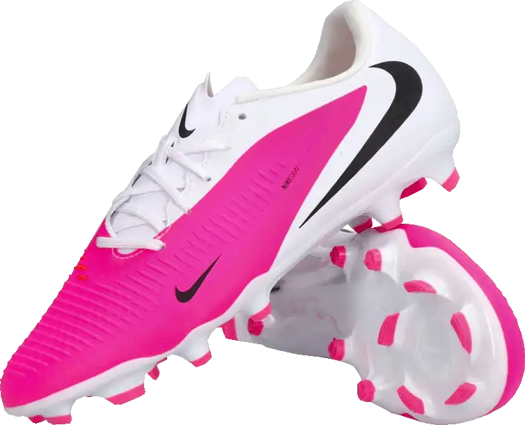 Pánské kopačky lisovky Nike Phantom 6 Low Academy FG/MG bílo-růžové