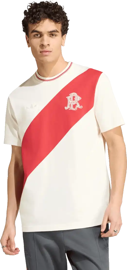 Pánské výroční tričko Adidas River Plate 125 Anniversary béžové