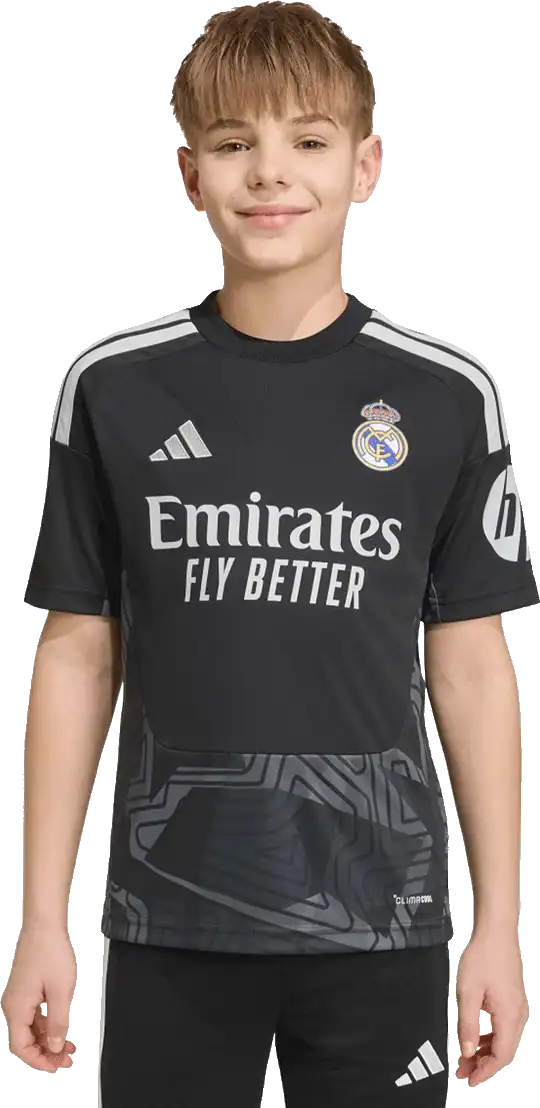 Dětský brankářský fotbalový dres Adidas Real Madrid 26/27 černý