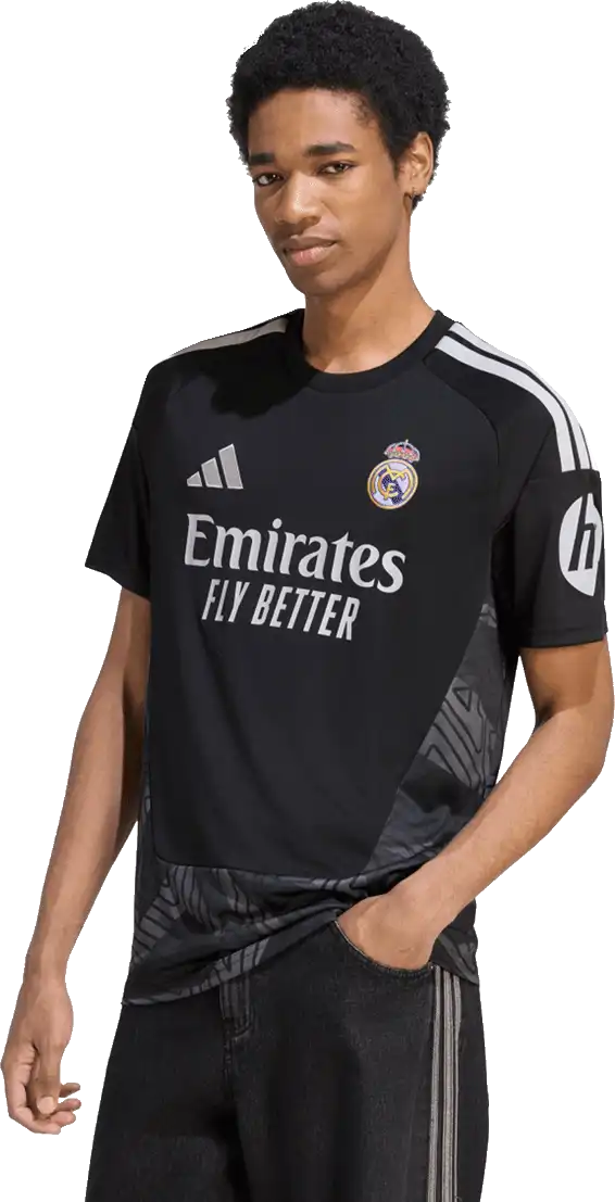 Pánský brankářský fotbalový dres Adidas Real Madrid 26/27 černý