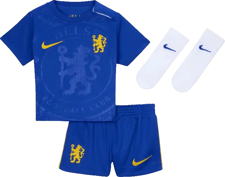 Dětská domácí fotbalová souprava Nike Chelsea FC 26/27 modrá kojenci
