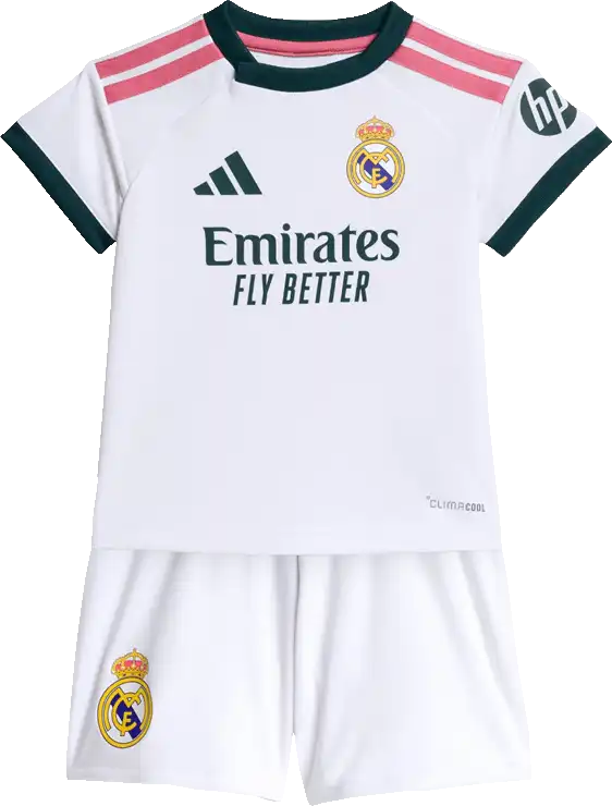 Dětská domácí souprava Adidas Real Madrid 26/27 kojenci bílá