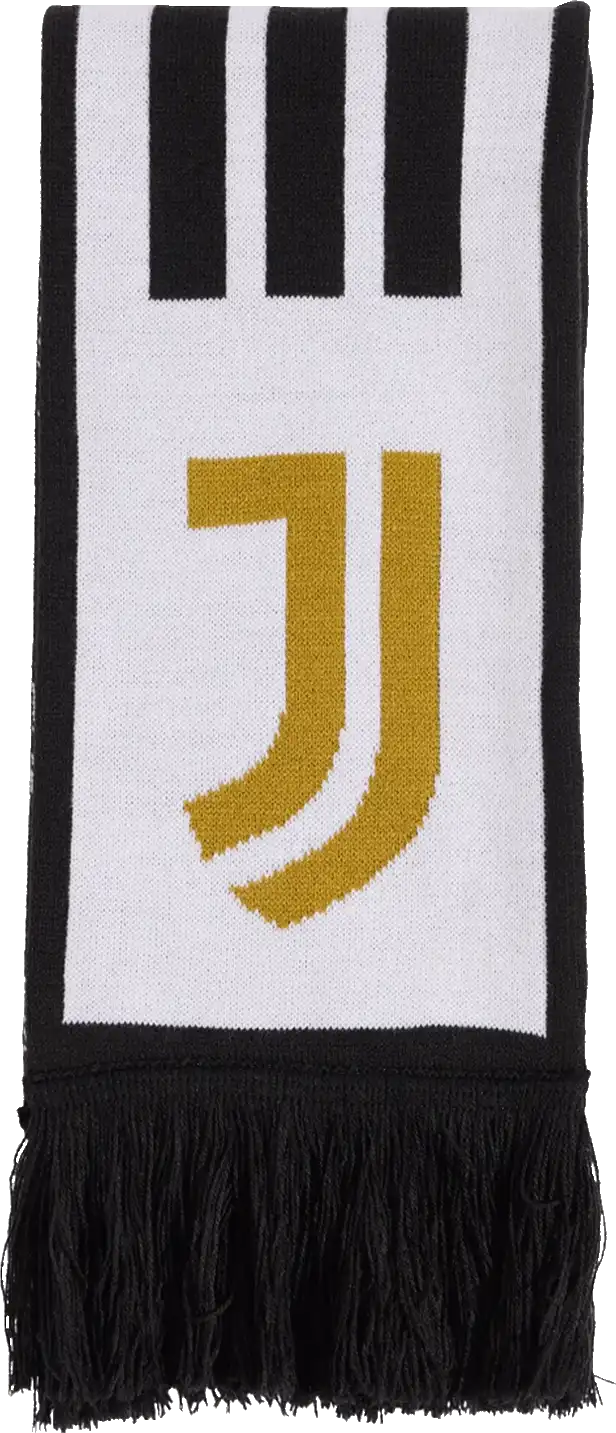 Unisex fotbalová šála Adidas Juventus FC 26/27 černá 134x16