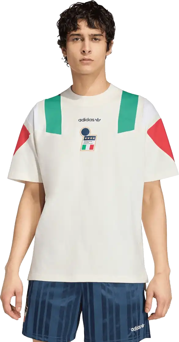 Pánské sportovní volné tričko Adidas Originals Itálie 2026 Tee bílé