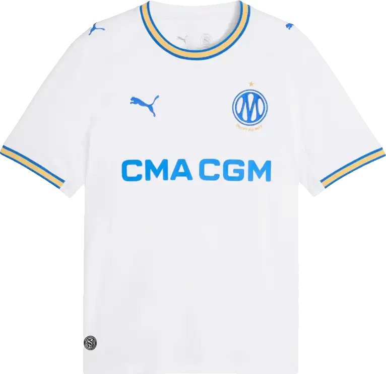 Pánský domácí fotbalový dres Puma Olympique de Marseille 26/27 bílý