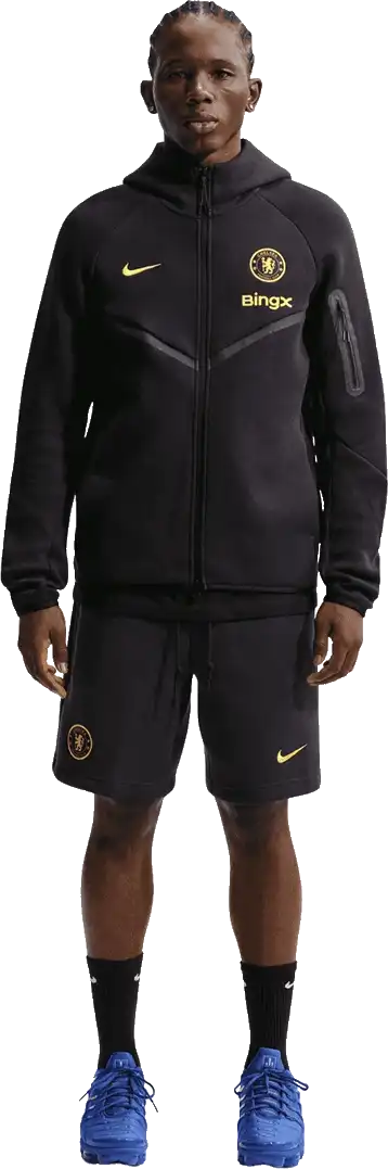 Pánské flísové šortky Nike Chelsea FC 26/27 Tech Fleece černé