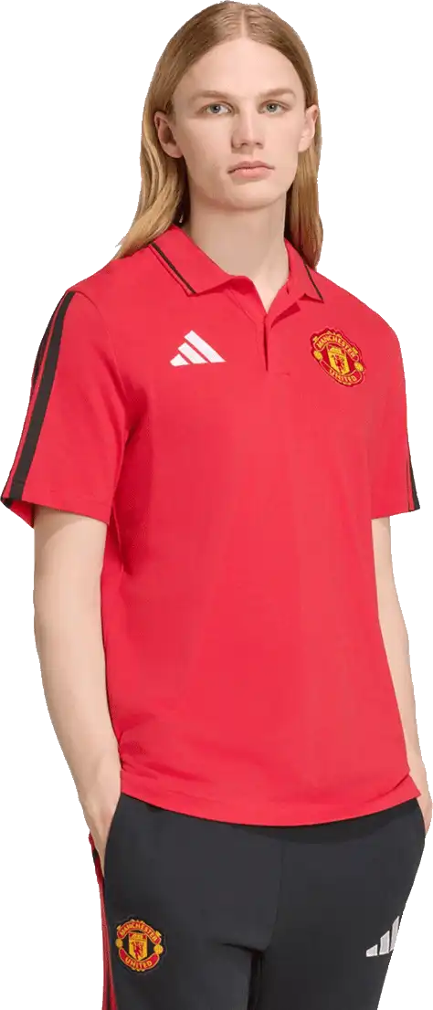 Pánská polokošile Adidas Manchester United 26/27 DNA Polo červená