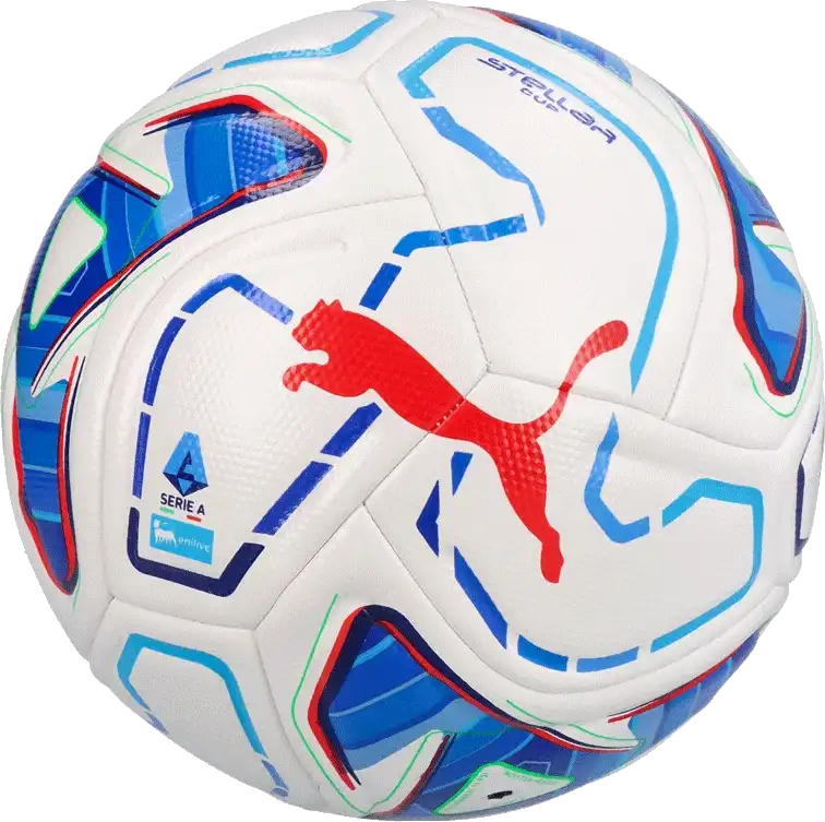 Fotbalový míč Míč Puma Stellar Cup Serie A 26/27 velikost 5 bílý