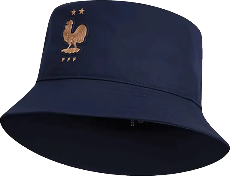 Unisex fotbalový klobouk Nike Francie 2026 Apex modrý