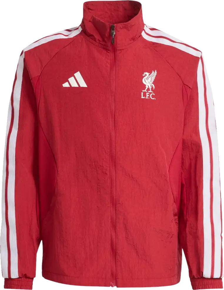 Dětská domácí bunda Liverpool FC 26/27 Anthem červená