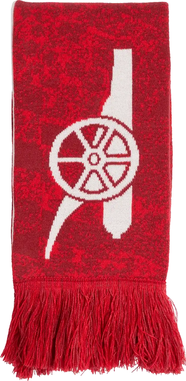 Unisex fotbalová šála Adidas Arsenal FC 26/27 červená 134x16