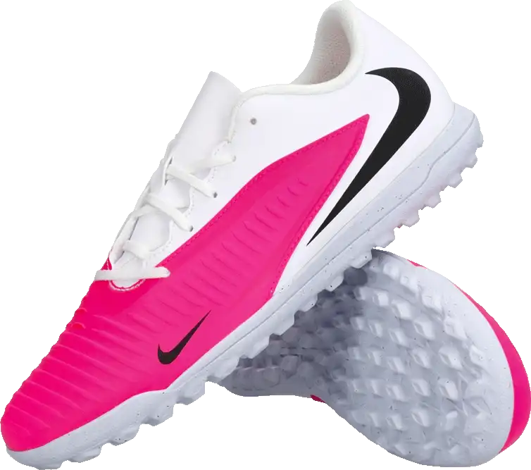 Pánské kopačky turfy Nike Phantom 6 Low Club TF bílo-růžové
