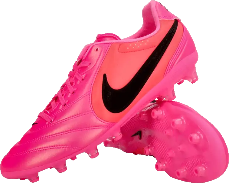 Pánské kopačky lisovky Nike Tiempo Ligera Pro AG růžové