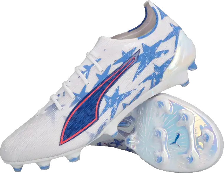 Pánské lisovky Puma Ultra 6 Ultimate KidSuper x Christian Pulisic FG bílé