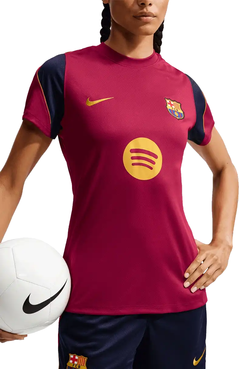 Dámské tréninkové tričko Nike FC Barcelona 26/27 Strike bordó